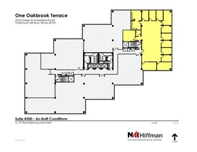 18W200 W 22nd St, Oakbrook Terrace, IL à louer Plan d’étage– Image 2 sur 2