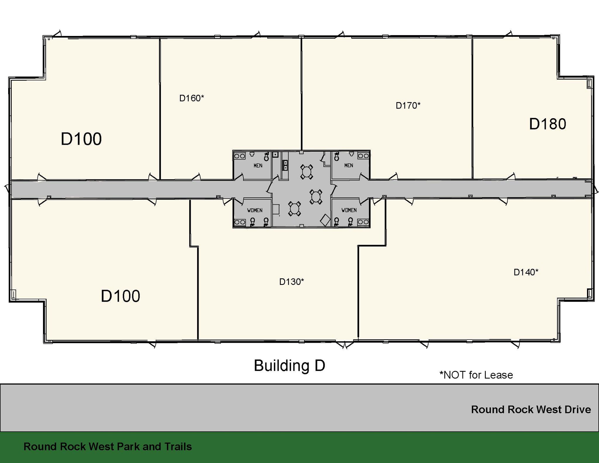 555 Round Rock West Dr, Round Rock, TX à louer Plan d’étage– Image 1 sur 1