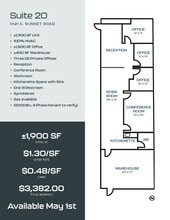 1525 E Sunset Rd, Las Vegas, NV à louer Plan d’étage– Image 1 sur 1