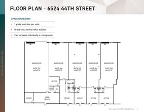 6524 44th St, Sacramento, CA à louer Plan d’étage– Image 1 sur 1