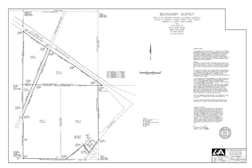 SWC SR 23 & US 20 Bypass, South Bend, IN à vendre - Plan cadastral – Image 2 sur 2
