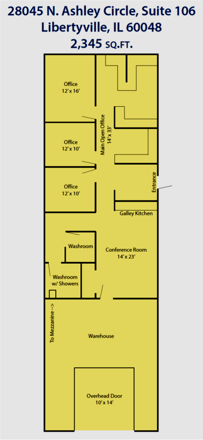 28045 N Ashley Cir, Libertyville, IL 60048 - Lot 106 -  - Plan d’étage - Image 1 of 1