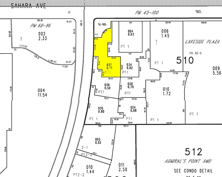 8687 W Sahara Ave, Las Vegas, NV à louer - Plan cadastral – Image 3 sur 15