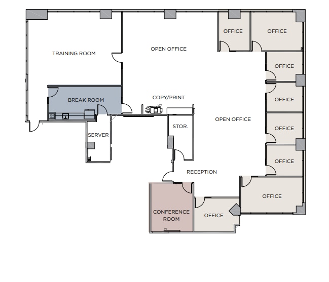 7676 Hazard Center Dr, San Diego, CA à louer Plan d’étage– Image 1 sur 1