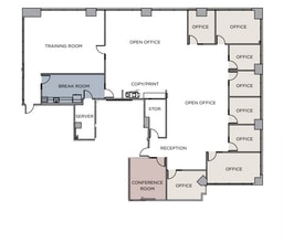 7676 Hazard Center Dr, San Diego, CA à louer Plan d’étage– Image 1 sur 1