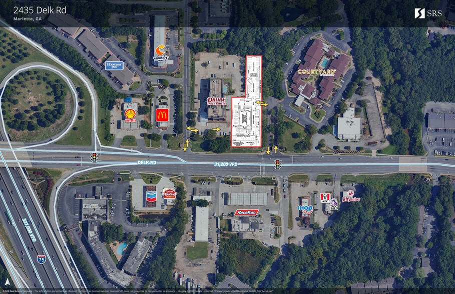2435 Delk Rd SE, Marietta, GA à louer - Aérien – Image 2 sur 5