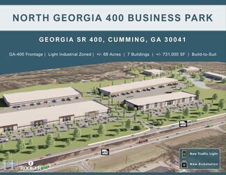 Plus de détails pour 5370 GA SR 400, Cumming, GA - Industriel/Logistique à louer