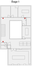 17 Rue Bouchardon, Paris à louer Plan d’étage– Image 1 sur 2