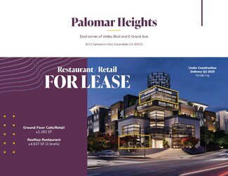 Plus de détails pour 625 E Grand Ave, Escondido, CA - Local commercial à louer