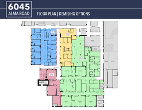 6045 Alma Rd, McKinney, TX à louer Plan d’étage– Image 1 sur 2