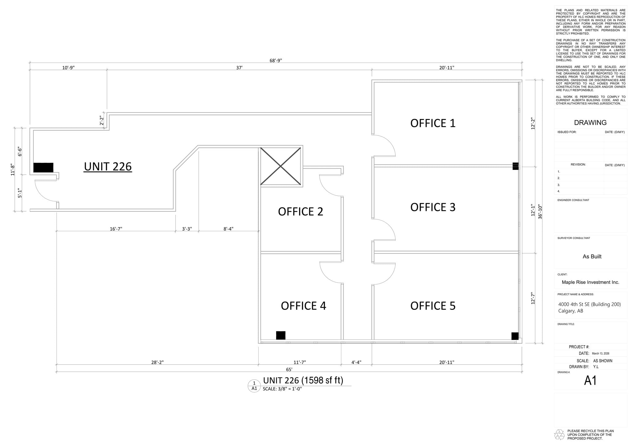 4000 4th St SE, Calgary, AB à louer Plan de site– Image 1 sur 6