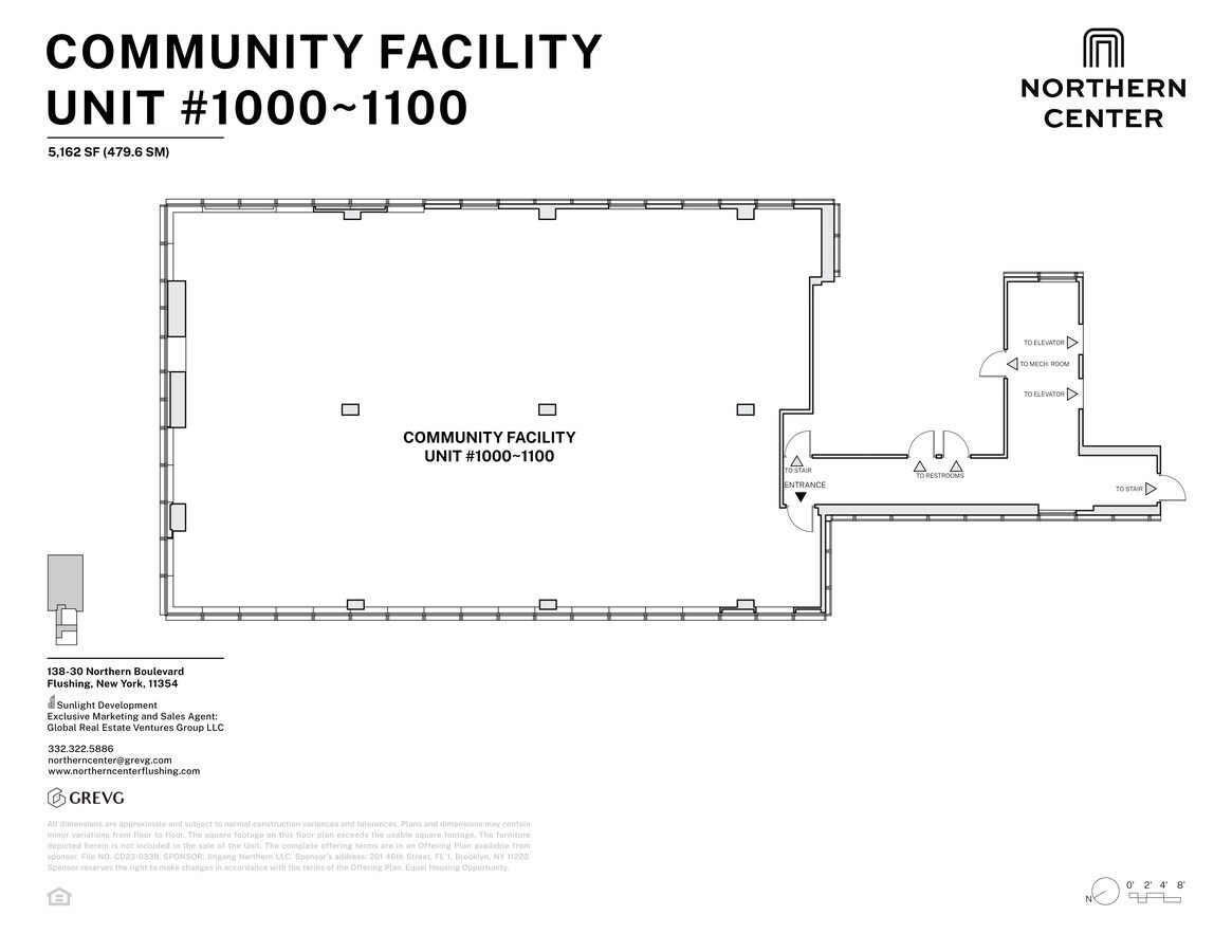 13830 Northern Blvd, Flushing, NY 11354 - Lot C1100 -  - Plan d’étage - Image 1 of 1