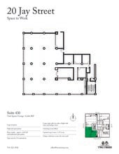 20 Jay St, Brooklyn, NY à louer Plan d’étage– Image 2 sur 13