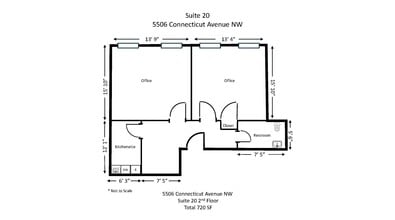 5500-5506 Connecticut Ave NW, Washington, DC à louer Plan d’étage– Image 1 sur 1