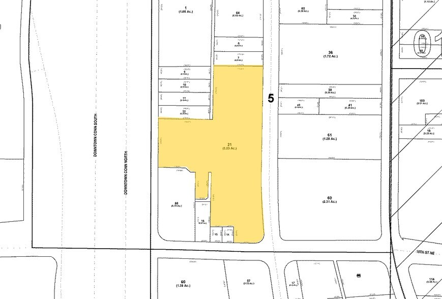 1020 Spring St, Atlanta, GA à louer - Plan cadastral – Image 3 sur 3