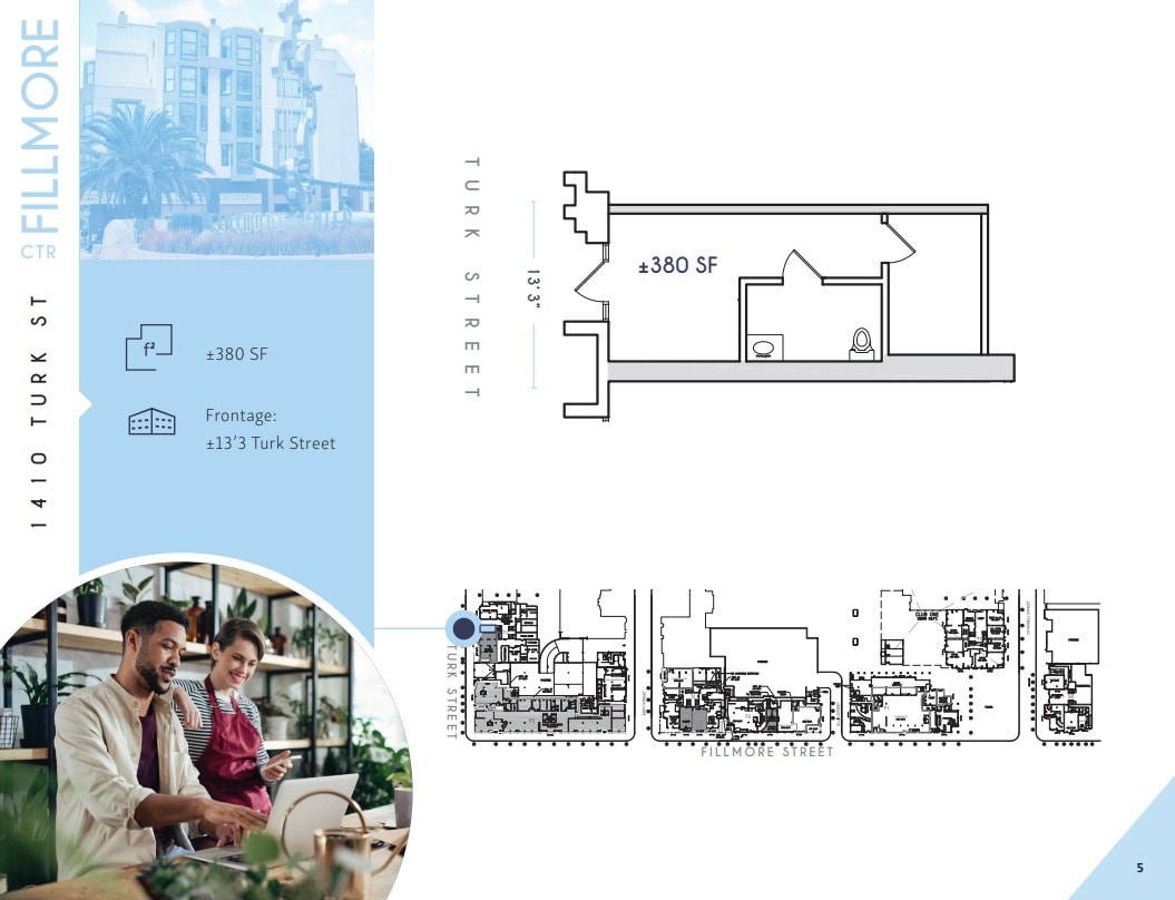 1475 Fillmore St, San Francisco, CA à louer Plan d’étage– Image 1 sur 1