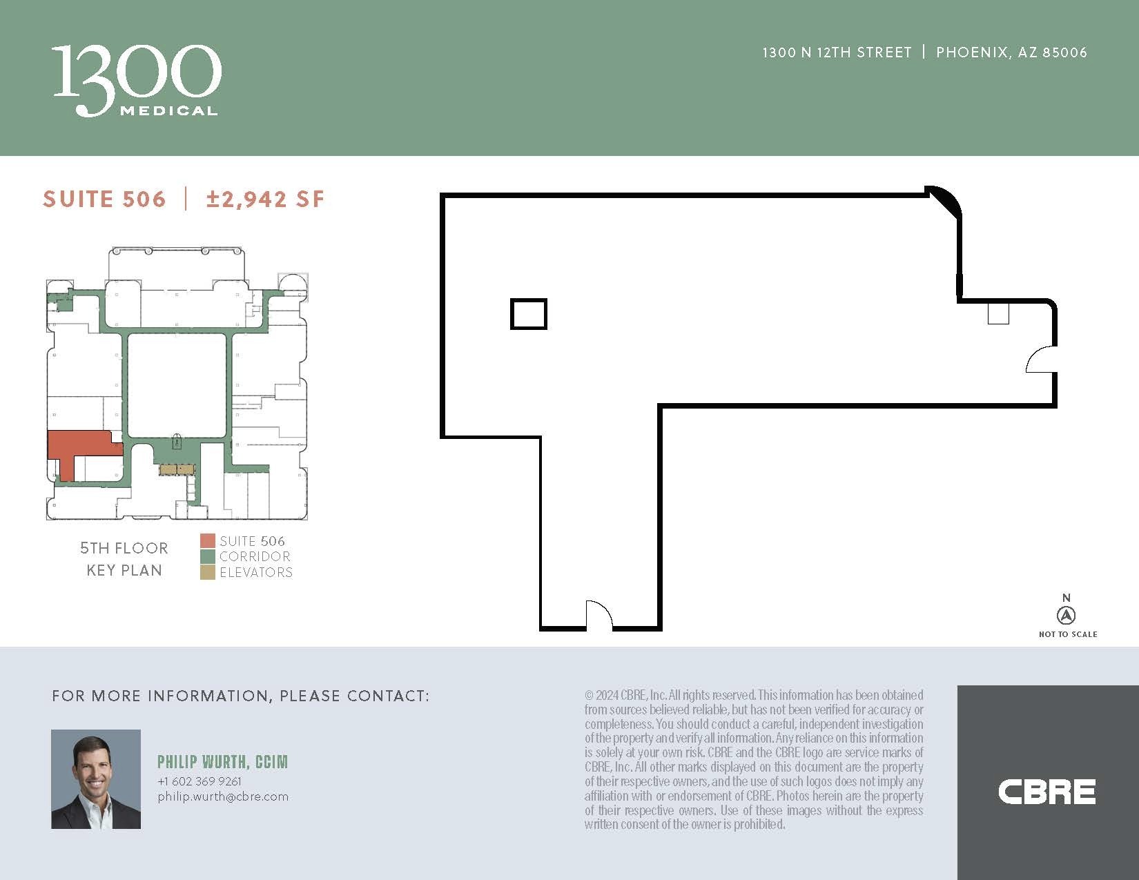 1300 N 12th St, Phoenix, AZ à louer Plan d’étage– Image 1 sur 1