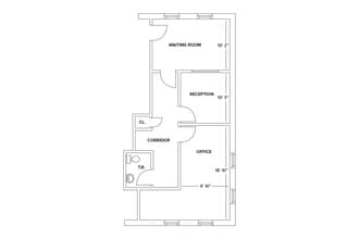211 Commons Way, Princeton, NJ à louer Plan d’étage– Image 1 sur 2