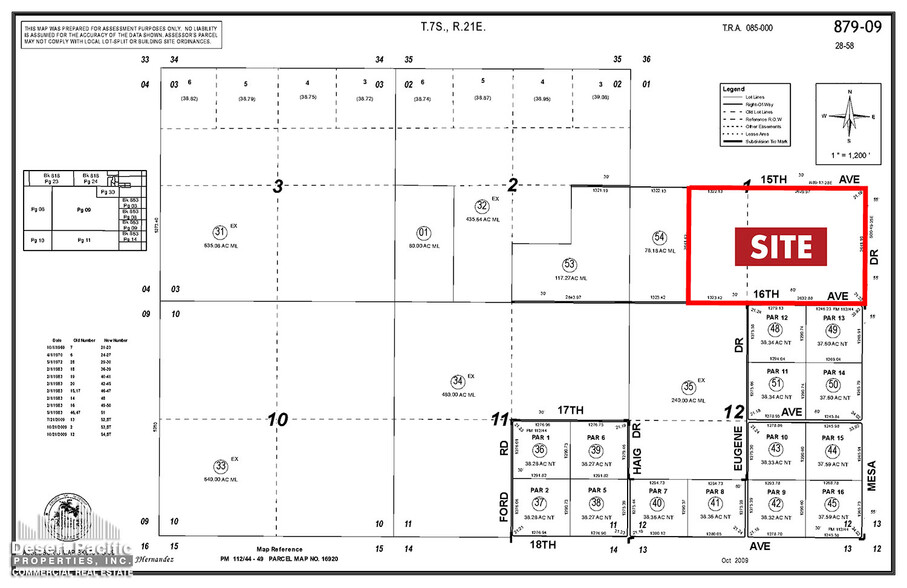 Mesa Dr & 15th ave, Blythe, CA à vendre - Plan cadastral – Image 3 sur 3