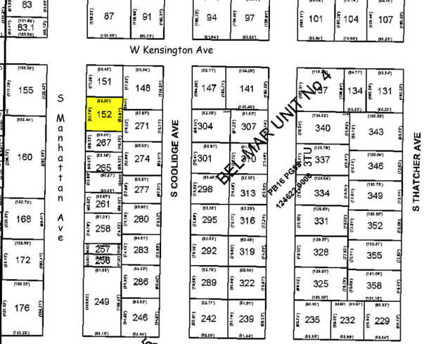3612 S Manhattan Ave, Tampa, FL à vendre - Plan cadastral – Image 2 sur 11
