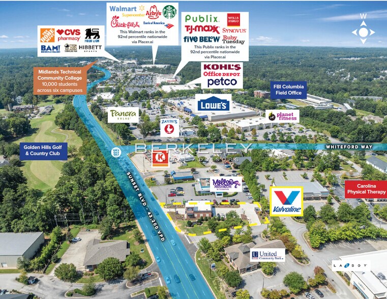 5362 Sunset Blvd, Lexington, SC à vendre - Photo de l’immeuble – Image 3 sur 6