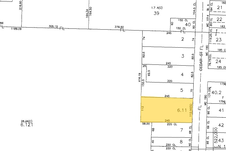 52 Cedar St, Akron, NY à vendre - Plan cadastral – Image 2 sur 2