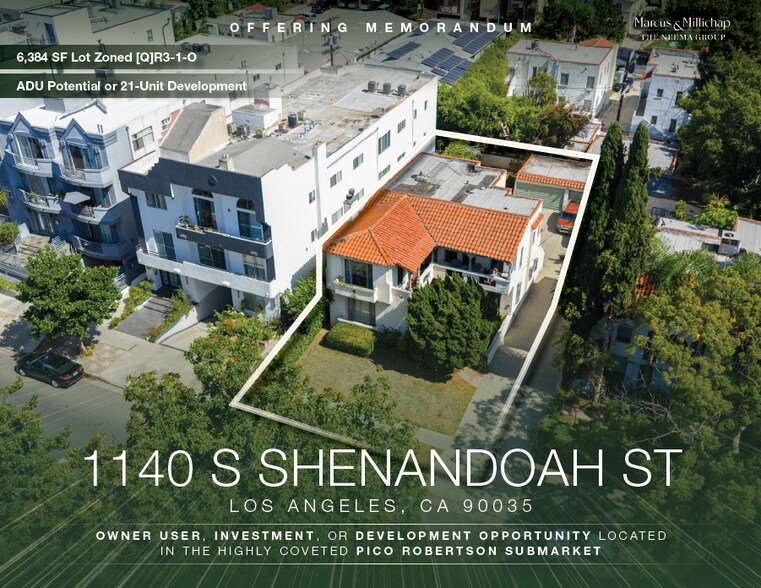 1140 S Shenandoah St, Los Angeles, CA à vendre - Photo de l’immeuble – Image 1 sur 9