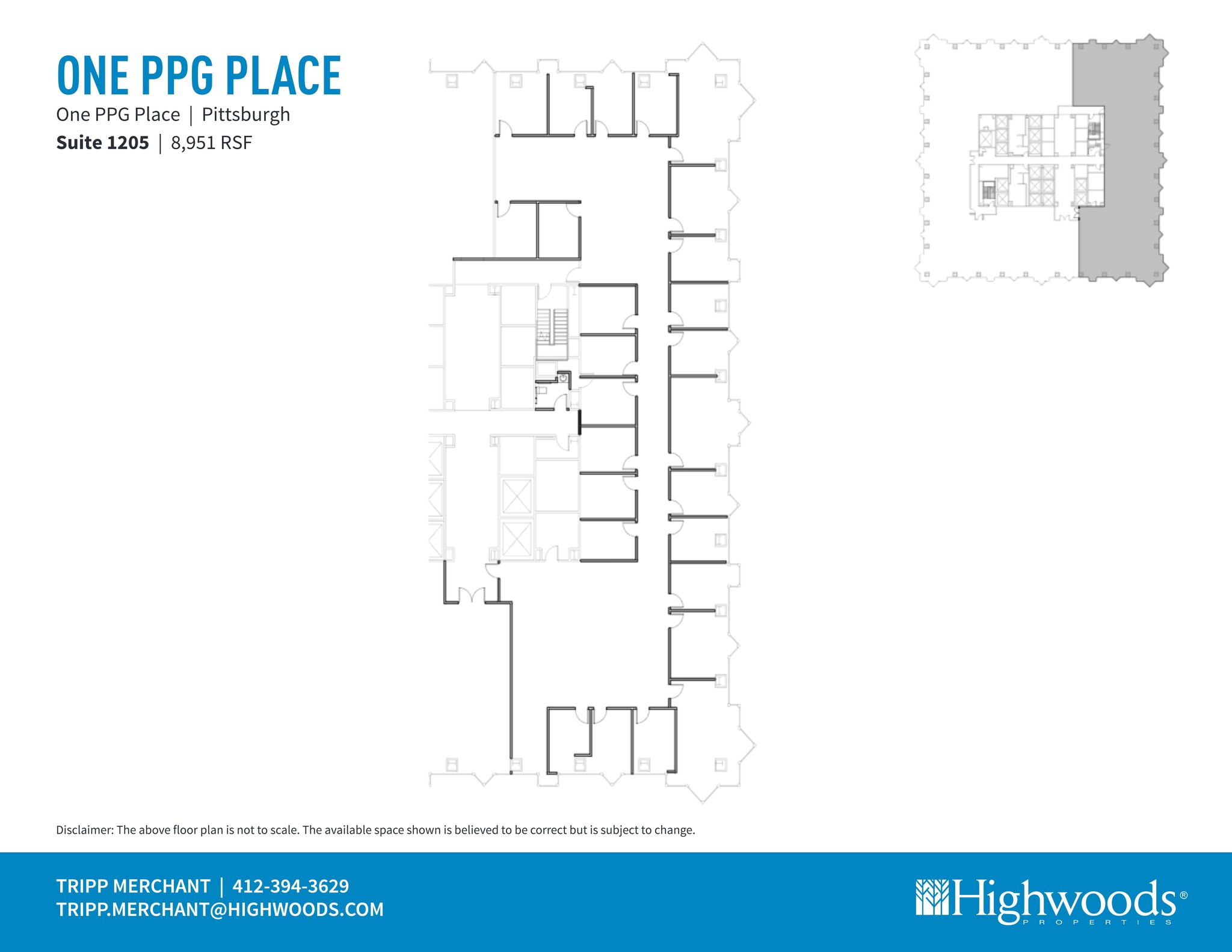 1 PPG Pl, Pittsburgh, PA à louer Plan de site– Image 1 sur 1