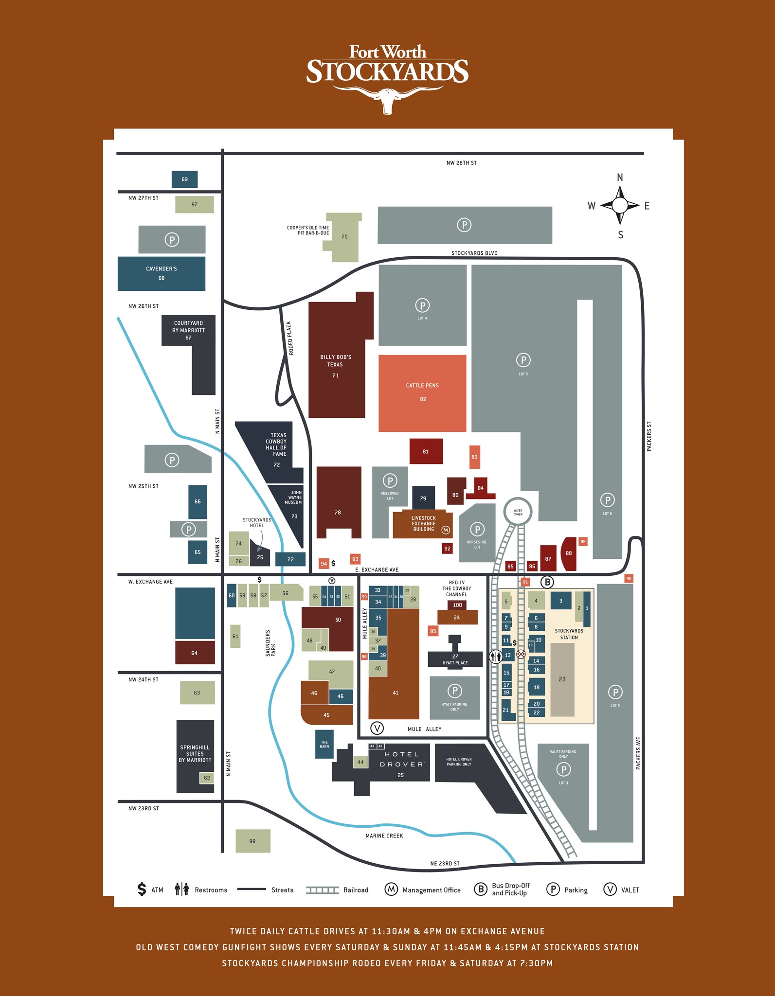 2501-2519 Rodeo Plz, Fort Worth, TX à louer Plan de site– Image 1 sur 1