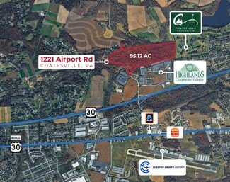 Plus de détails pour 1221 Airport Rd, Coatesville, PA - Terrain à vendre