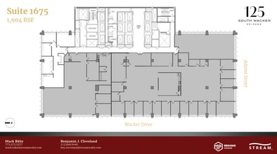 125 S Wacker Dr, Chicago, IL à louer Plan d’étage– Image 1 sur 1