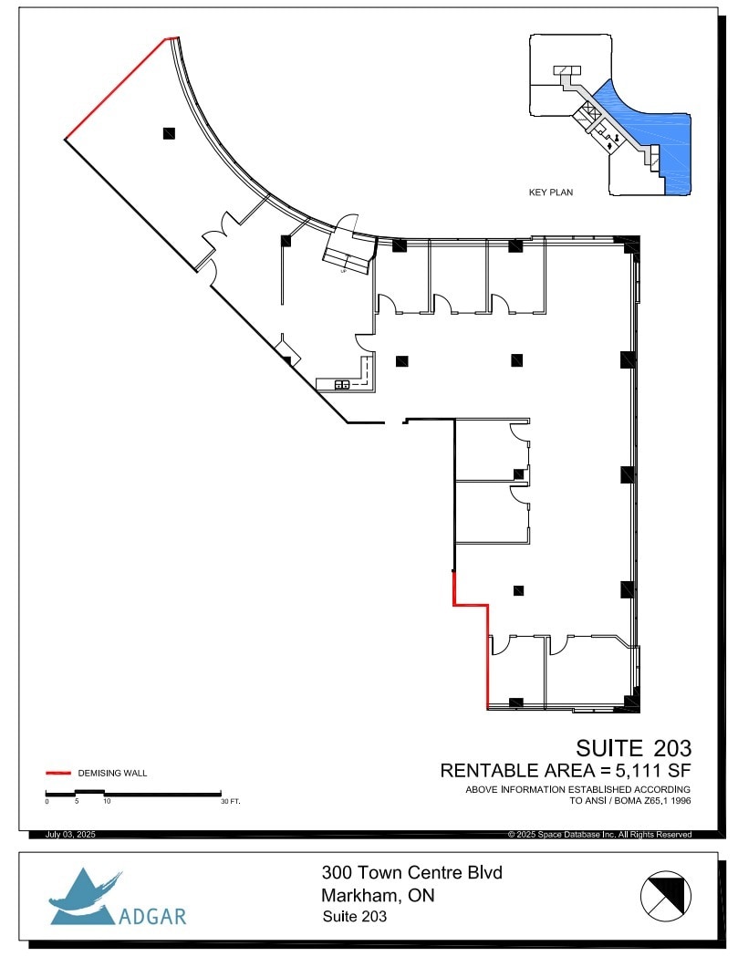 300 Town Centre Blvd N, Markham, ON à louer Plan d’étage– Image 1 sur 1