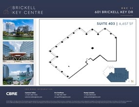 501 Brickell Key Dr, Miami, FL à louer Plan de site– Image 1 sur 1