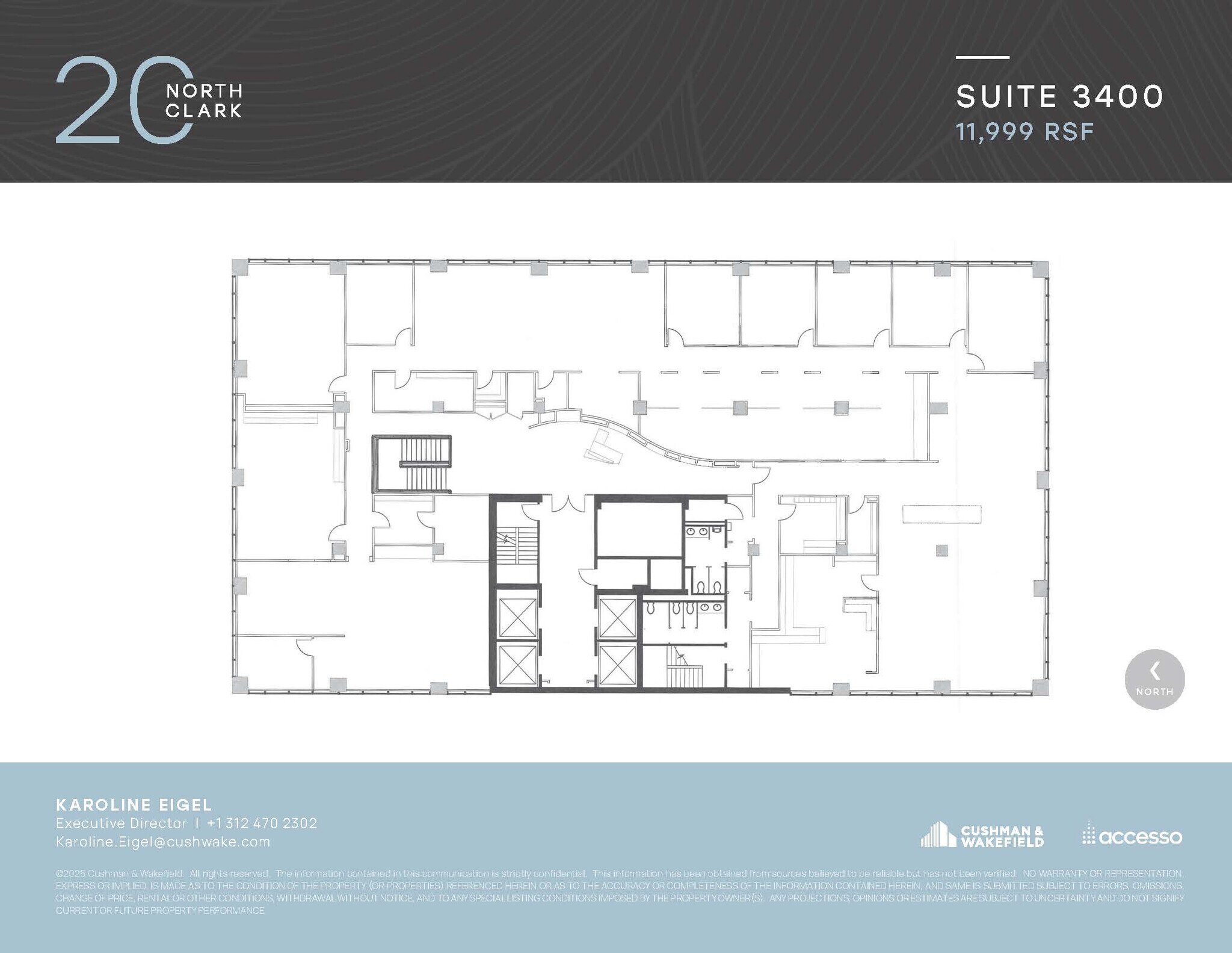 20 N Clark St, Chicago, IL à louer Plan d’étage– Image 1 sur 1