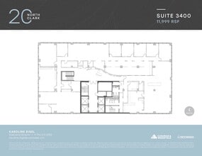 20 N Clark St, Chicago, IL à louer Plan d’étage– Image 1 sur 1
