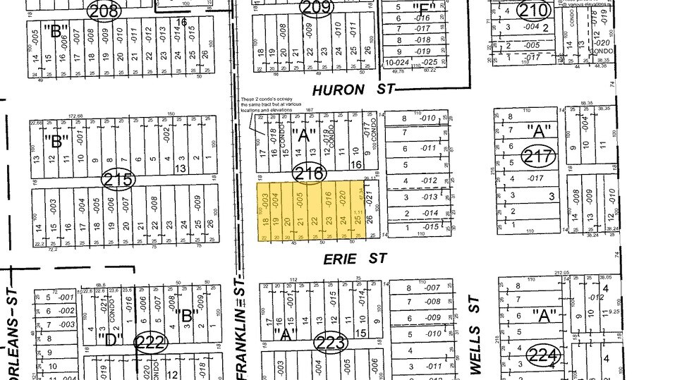 222 W Erie St, Chicago, IL à vendre - Plan cadastral – Image 2 sur 38