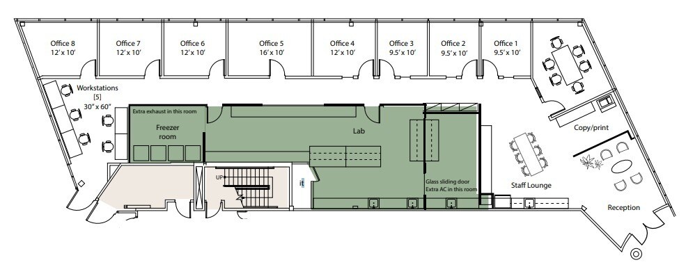 9990 Mesa Rim Rd, San Diego, CA à louer Plan d’étage– Image 1 sur 1