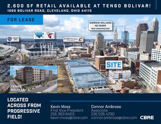 Plus de détails pour 1060 Bolivar Rd, Cleveland, OH - Local commercial à louer