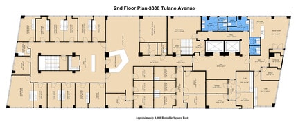 3308 Tulane Ave, New Orleans, LA à louer Plan d’étage– Image 1 sur 1