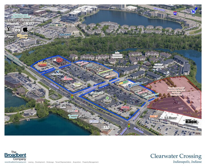 3736-3838 E 82nd St, Indianapolis, IN à louer - Aérien – Image 3 sur 6