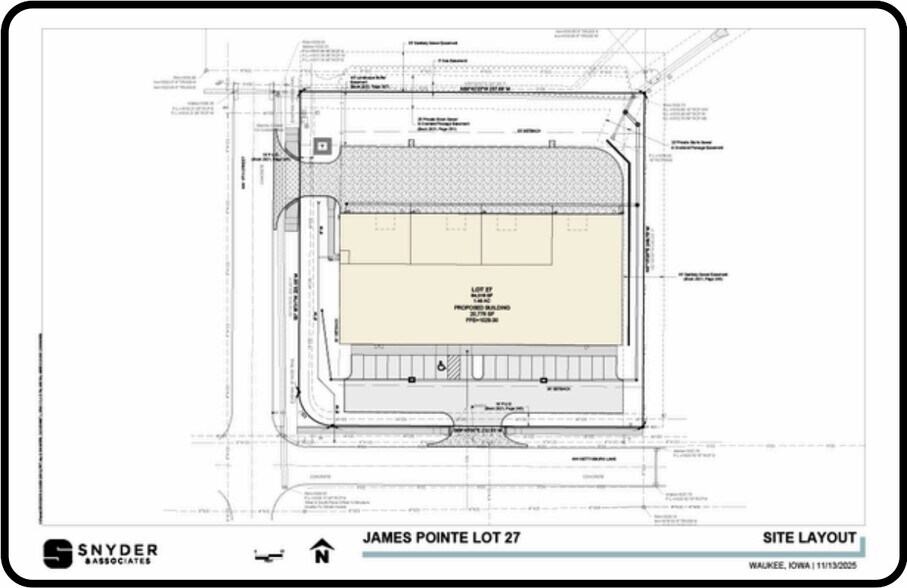NW 17th and Gettysburg, Waukee, IA à vendre - Plan de site – Image 2 sur 2