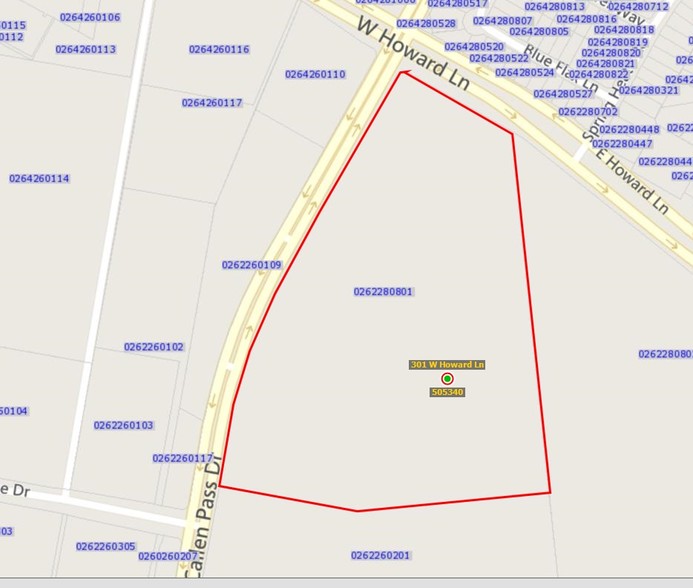 301 W Howard Ln, Austin, TX à louer - Plan cadastral – Image 2 sur 13