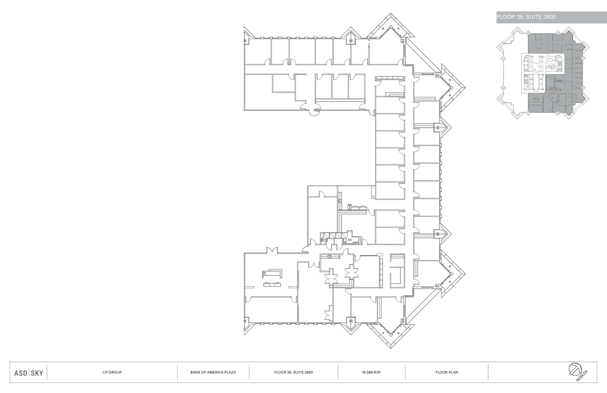 600 Peachtree St NE, Atlanta, GA à louer Plan d’étage– Image 1 sur 1