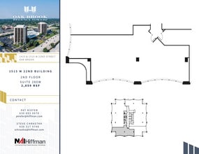 1415 W 22nd St, Oak Brook, IL à louer Plan d’étage– Image 1 sur 2