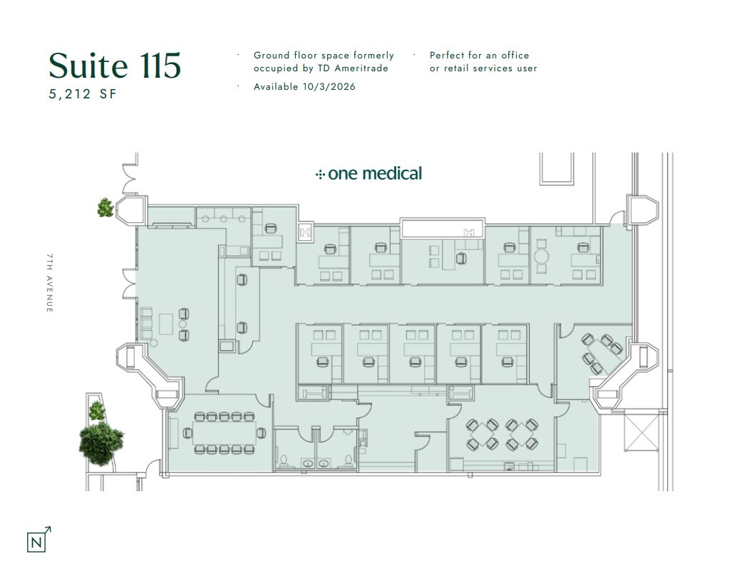 1600 7th Ave, Seattle, WA à louer Plan d’étage– Image 1 sur 1
