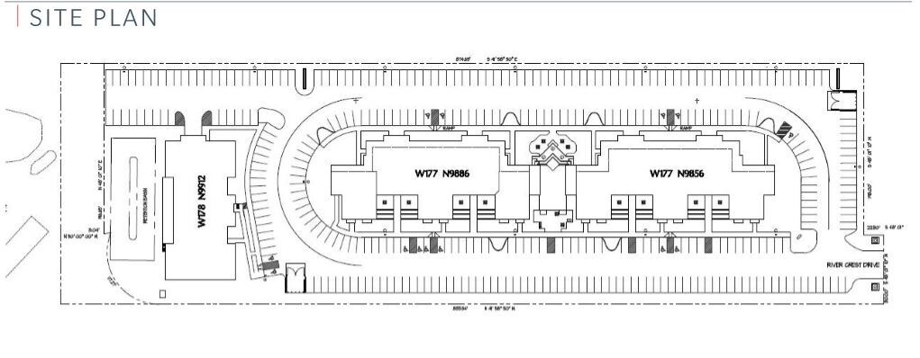 W177N9856-W178 N9912 Rivercrest Dr, Germantown, WI à louer Plan de site– Image 1 sur 1