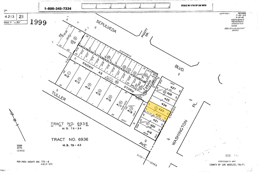 11213 Washington Pl, Culver City, CA à louer - Plan cadastral – Image 2 sur 2