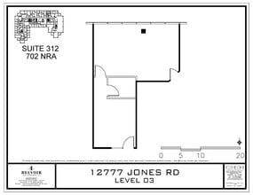12777 Jones Rd, Houston, TX à louer Plan de site– Image 1 sur 1