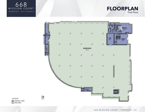 668 Mission Ct, Fremont, CA à louer Plan d’étage– Image 1 sur 2