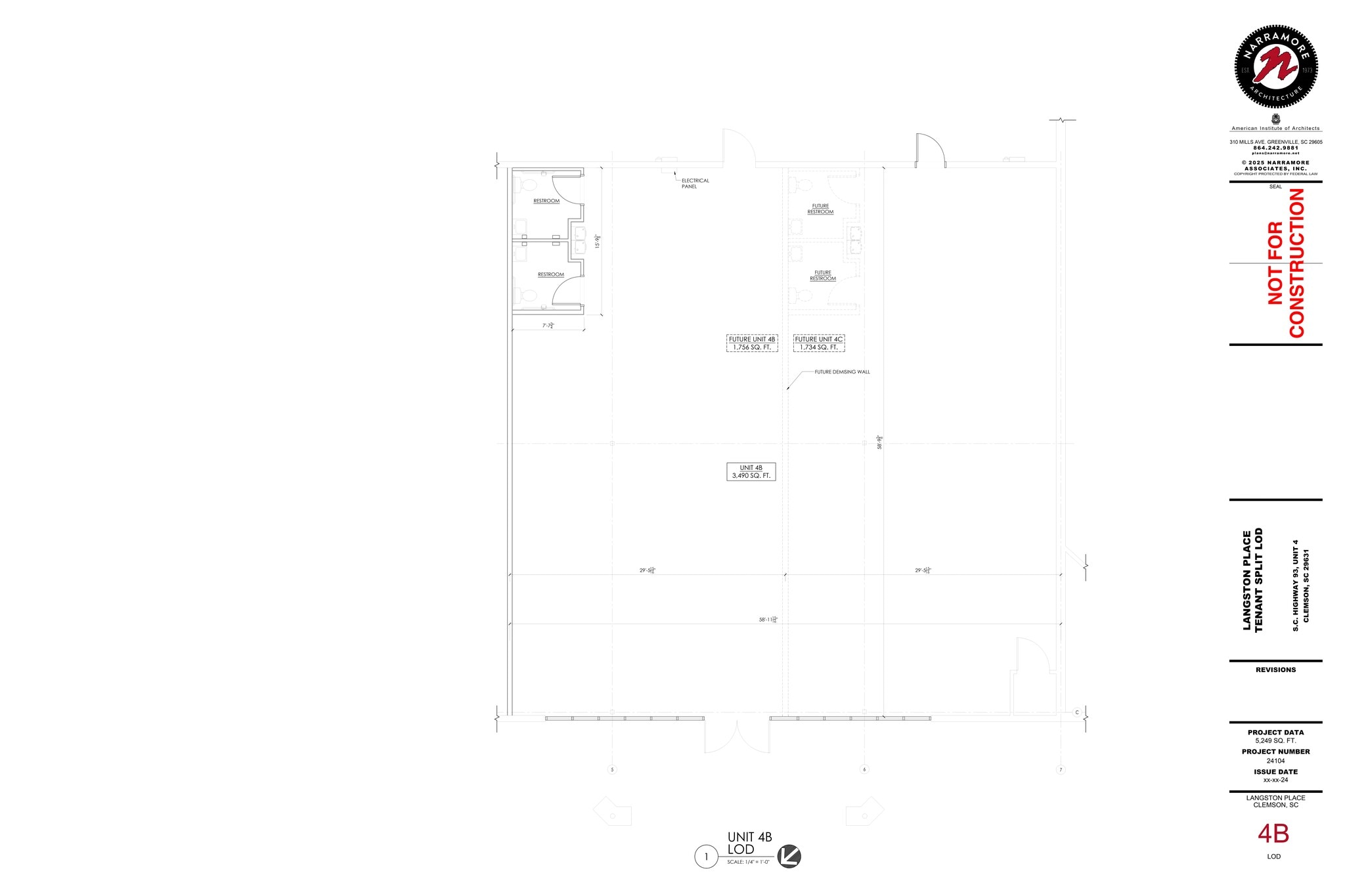 500 Old Greenville Hwy, Clemson, SC à louer Plan de site– Image 1 sur 3